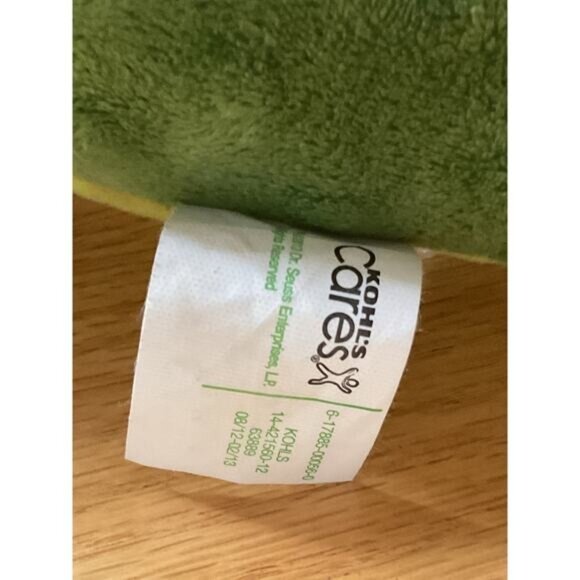 Kohls Cares Dr Seuss's ABC Alligator Crocodile Stuffed Plush Green and Book - Picture 2 of 9